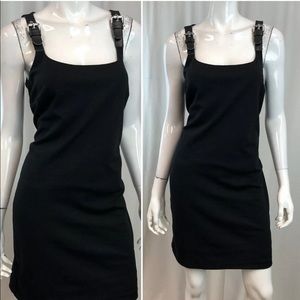 Michael Kors Buckle Straps Jumper Sheath Dress